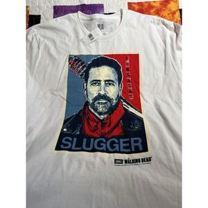 New The Walking Dead Slugger T Shirt size XL Tee Shirt White Graphic